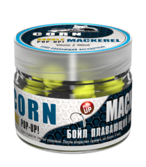 Бойлы насад. плав. двух цв. Sonik Baits CORN-MACKEREL Fluo Pop-ups 14мм 90мл