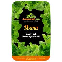 Набор для выращивания Домашний сад «Мята»