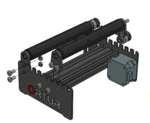 Модуль для лазерных граверов Ortur YRR 2.0 для гравировки цилиндрических предметов