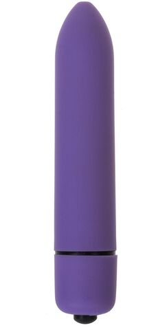 Фиолетовая вибропуля с заострённым кончиком - 9,3 см. - OYO VB10-OYO-violet