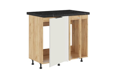 Брауни МП-1000 шкаф под мойку (Стол под мойку (прямой угол) одна створка+2 фальшпанели)