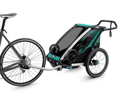 Картинка коляска Thule Chariot Lite2 изумрудная  - 3