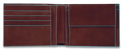 Кошелек мужской Piquadro Blue Square, коричневый, кожа натуральная (PU257B2R/MO)