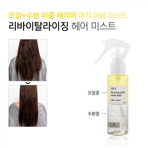 Спрей для волос CP-1 Esthetic House Revitalizing Hair Mist White Cotton, 80 мл