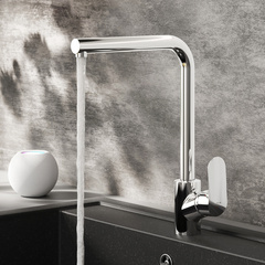 Смеситель для кухни с L-образным изливом, хром AM.PM Like - F8005000