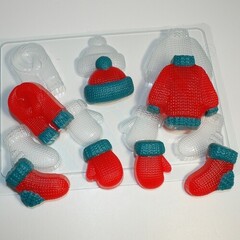 Форма пластиковая Вязаные МИНИ