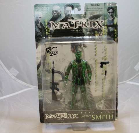 Фигурка The Matrix Clear Agent Smith Warner Brothers N2 Toys (Retro)
