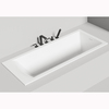Salini 104313G CASCATA KIT Встраиваемая ванна с прямоугольной чашей 1698х750х600мм, ножки, донный клапан "Up&Down", сифон S-Sense, белый глянцевый