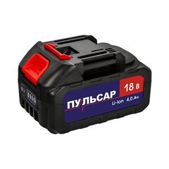 Аккумулятор ПУЛЬСАР Li-Ion, 18В, 4,0Ач, в коробке (918-626)