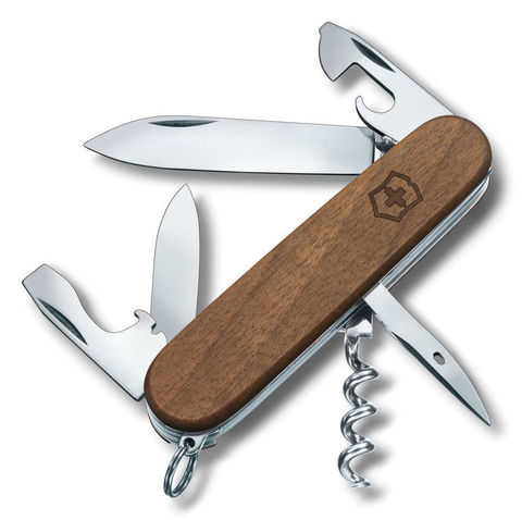 Складной нож Victorinox Spartan Wood (1.3601.63) 91 мм., 10 функций, ореховое дерево - Wenger-Victorinox.Ru