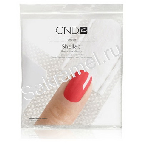 CND Shellac Remover Wraps 10 штук (фольга для удаления Shellac)