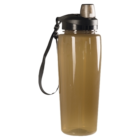 Mil-Tec Trinkflasche transparent coyote