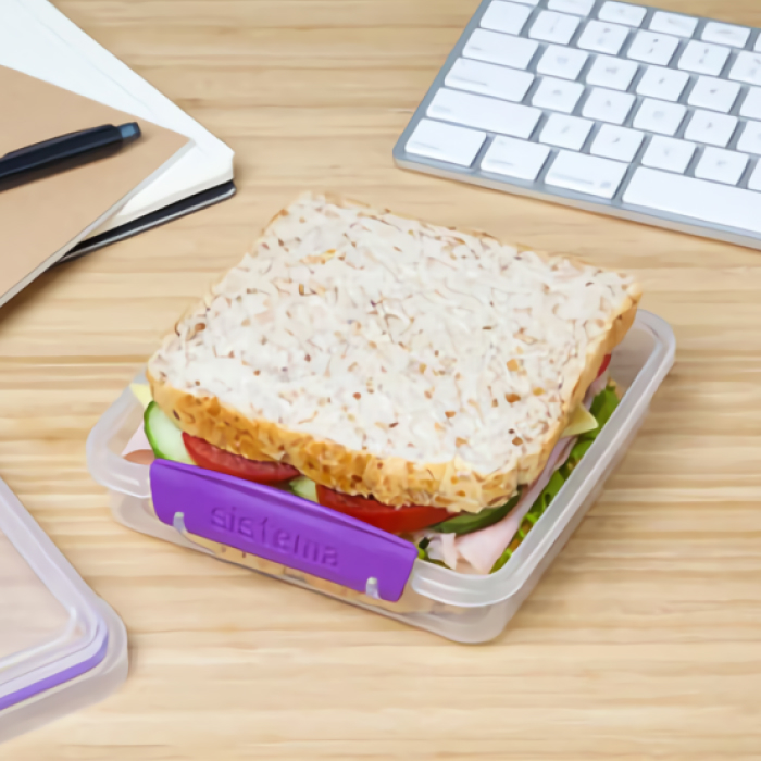 Контейнер для сэндвичей Sistema "TO GO" 450 мл, цвет Фиолетовый