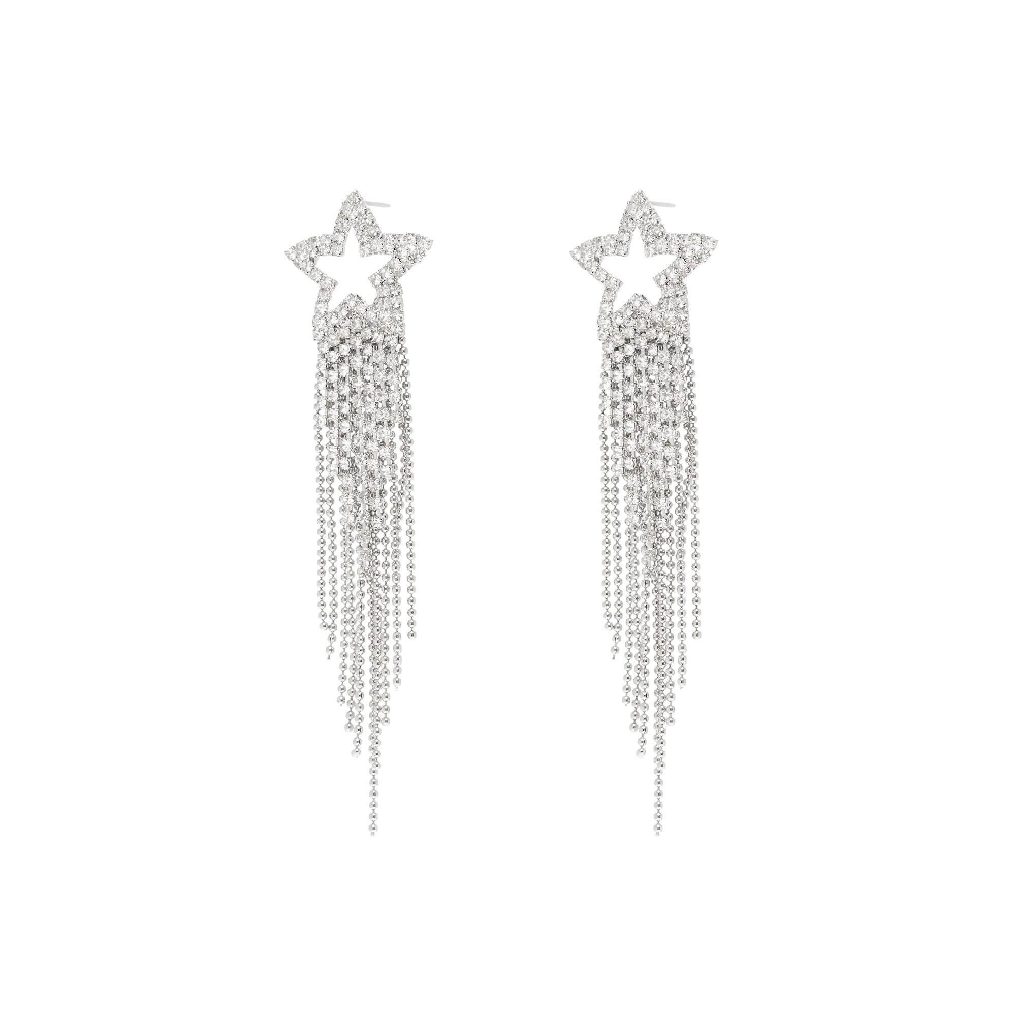 DÉJÀ VU Серьги Falling Star Earrings - Silver déjà vu серьги shining sparkles earrings