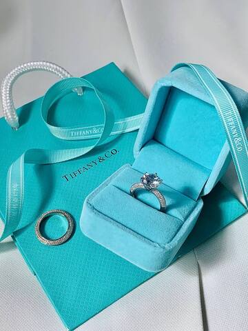 Кольцо Tiffany двойное