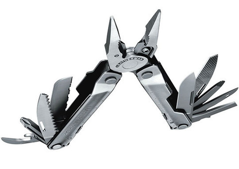 Мультитул Leatherman Rebar 101.6 mm, 17 функций, серебристый (831560)