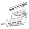 Трековый светильник Technical Points  TR015-2-10W4K-B