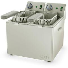 Фритюрница электрическая настольная Atesy Панда-ЕВРО-2х1/3 две ванны
