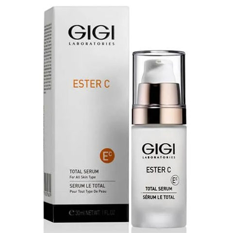 GIGI Ester C: Увлажняющая сыворотка с эффектом осветления для кожи лица (Total Serum)