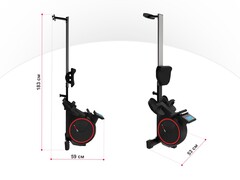 Гребной тренажер UnixFit Techno Rower 410E RMTF410E