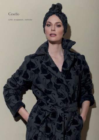 Халат Luna di Giorno Cesello 2755 antracite 364