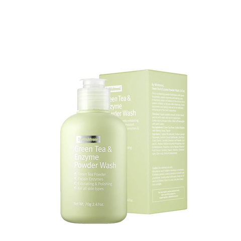 Пудра энзимная для умывания с ароматом матчи BY WISHTREND Green Tea & Enzyme Powder Wash 110 гр