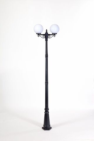 Столб 2-х  головый h2753мм Globe S черный (B)