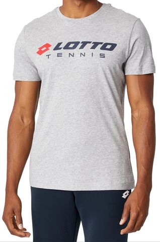 Теннисная футболка Lotto Squadra II Tee - cool gray 6c