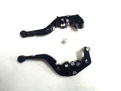 Короткие складные рычаги тормоза-сцепления Honda CBR 600 RR 2007-2022 / CBR 1000 RR / Fireblade 2008-2016 г.в.