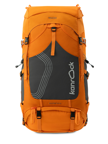 Картинка рюкзак туристический Kanrock Eclipse 70+10 Tangerine Orange - 5