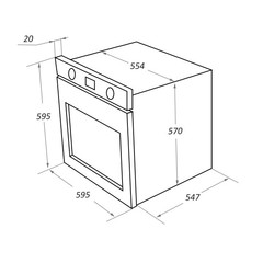 Встраиваемый духовой шкаф Maunfeld EOEM 769B2