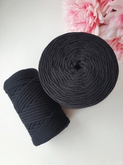 Black Light cotton cord 4 mm