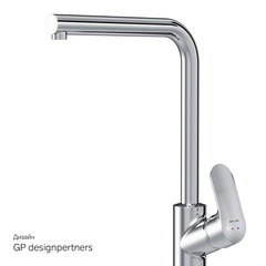 Смеситель для кухни с L-образным изливом, хром AM.PM Like - F8005000