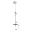 Cezares LUX-CVD-01 LUX-CVD-01 Душевая стойка со смесителем и изливом, хром