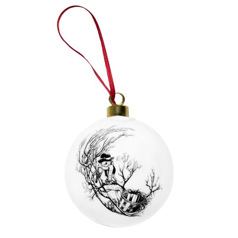 Шарик новогодний 8см Rory Dobner Time For A Christmas Tea Party