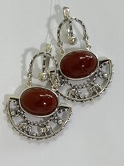 Симара (серьги из серебра)