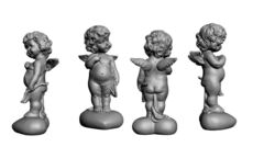 Силиконовый молд № 1096 Купидон большой