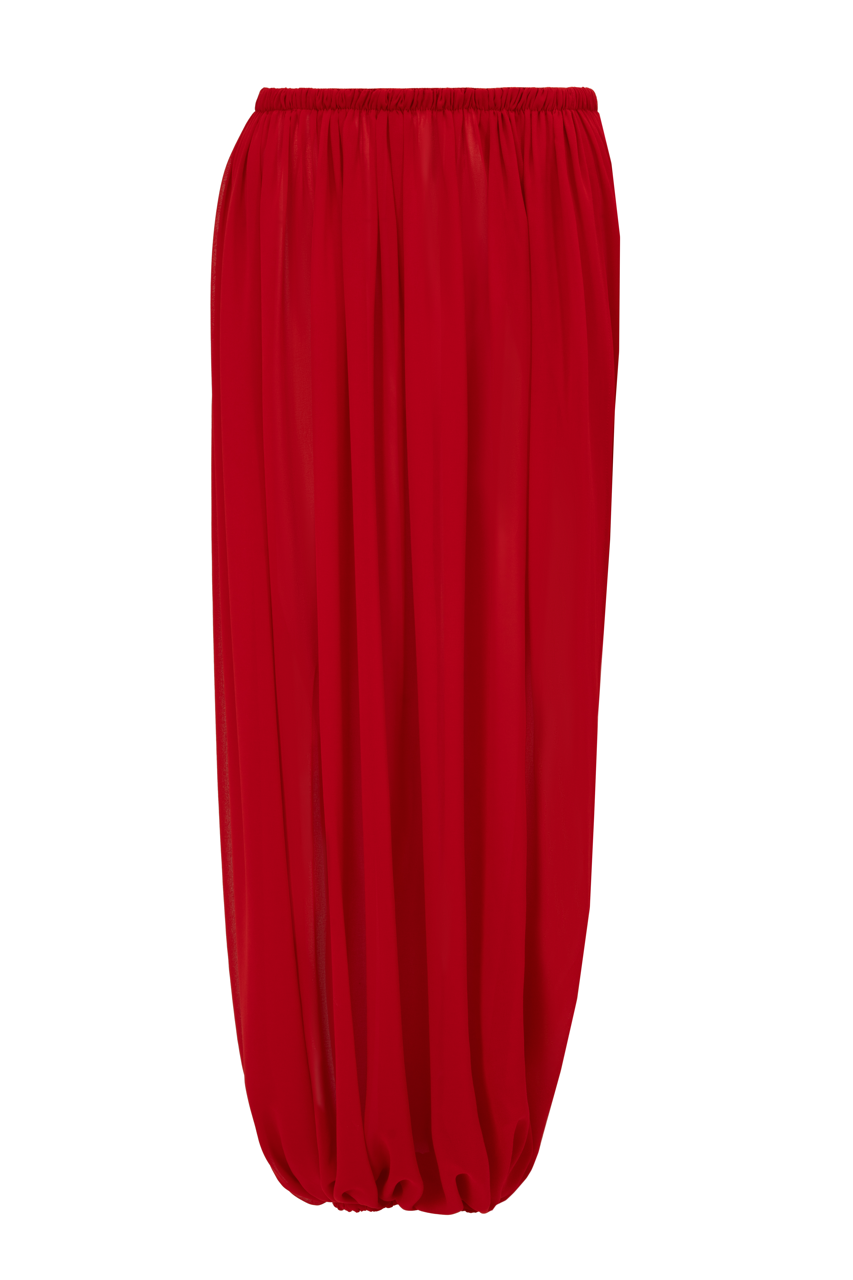 Брюки восточные алые