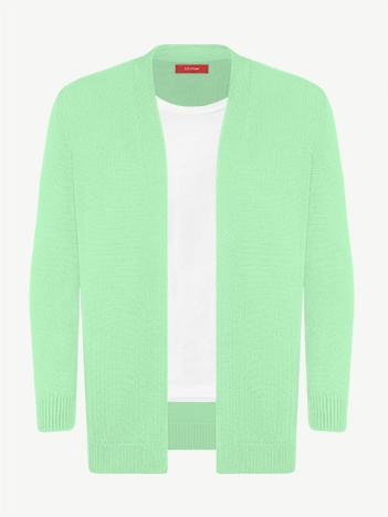 Кардиган с планкой из мягкой шерсти