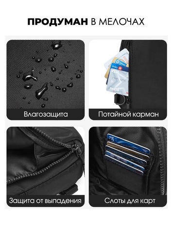 Картинка сумка для документов Skully HD0911 Black - 6