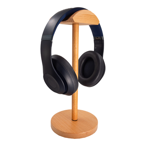 Деревянная, настольная подставка для наушников (универсальная)