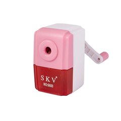 Точилка механическая Alingar, прямоугольная, 1 отверстие, пластик. корпус, цвет ассорти, инд. упаковка, 50*80*100 мм