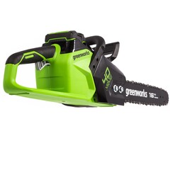 Цепная пила Greenworks GD40CS18K2 40V (40 см) аккумуляторная, с АКБ 2 А/ч и ЗУ