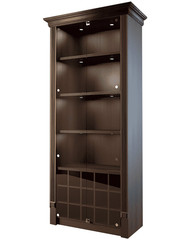 Шкаф для элитного алкоголя со стеклянными дверцами и отдельными секциями Евромаркет LD 005-CT