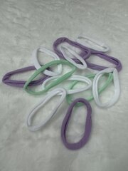 Повязка-резинка onesize для волос, эластичная, 4 цвета*3шт, набор 12 штук.