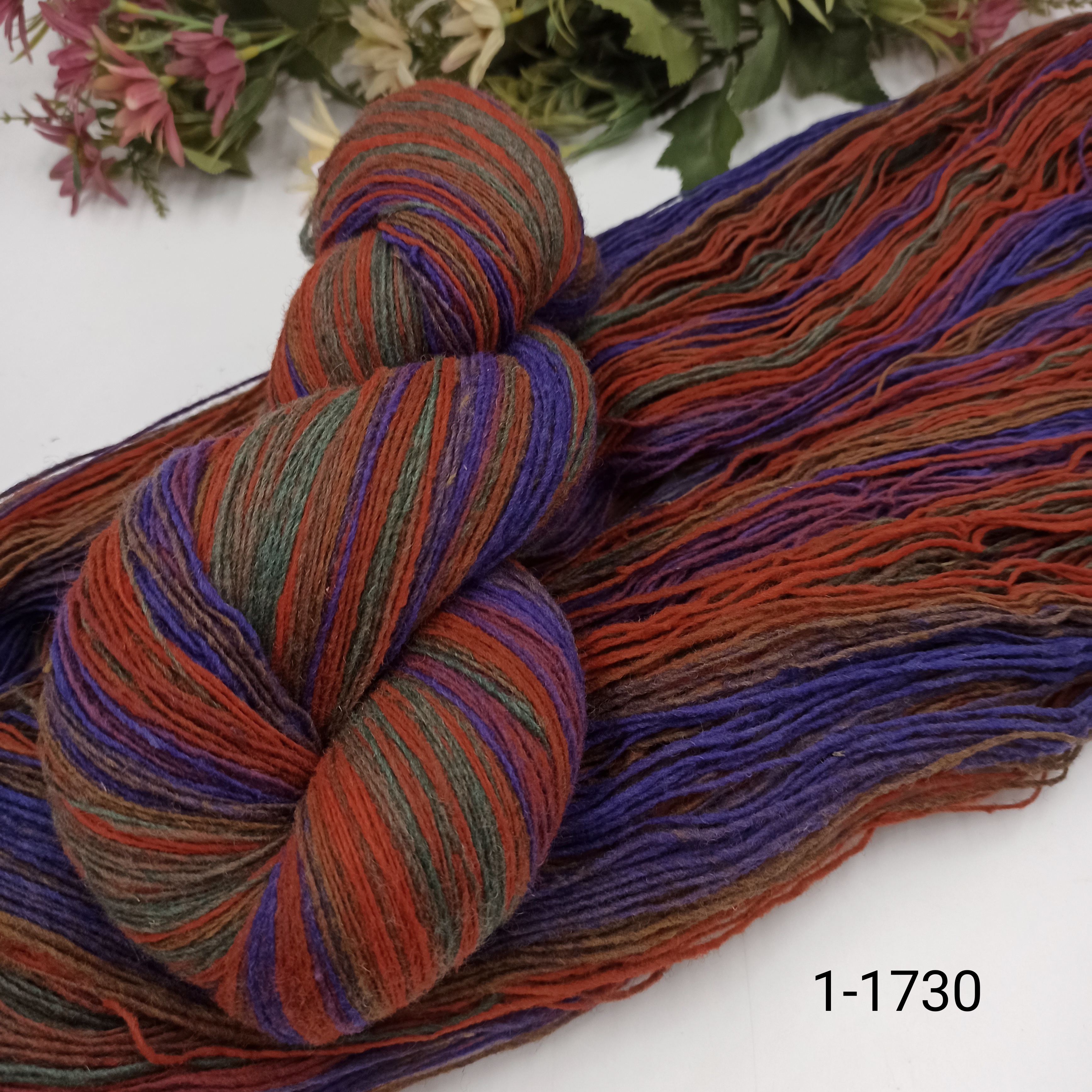 Дундага 6/1 шерсть секционного окрашивания 01-1730 420м/100гр