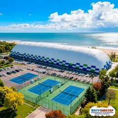 Надувной футбольный зал «Спорт Холл», 100×64×22 м