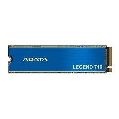 SSD ADATA LEGEND 710 512Гб, M.2 2280, NVMe, Retail, PCIe3.0, Чтение:2400мб/с, Запись:1000мб/с, радиатор (ALEG-710-512GCS)
