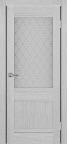 Турин_502U.21.30 ЭКО-шпон Дуб серый FL-Кристалл б.цв/Щит МДФ