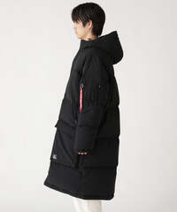 Пуховик Alpha Industries Long Puffer Parka Black (Черная)